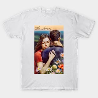 The Lover Tarot Card - Watercolor T-Shirt